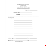 Request Vacation Easily - Employee-Friendly Form | Moreland Township example document template