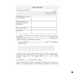 Quit Claim Deed Template for State in the US example document template