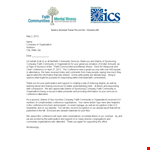 Corporate Sponsorship Thank You Letter example document template 