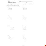 Discover the Power of Pythagorean Theorem for Perfect Triangles example document template