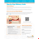 Step By Step Obituary Guide example document template