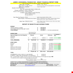 Grant Financial Report Template - University Award Budget Grant example document template