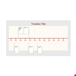 Efficient Timeline Template example document template