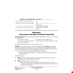 Divorce Papers Template example document template