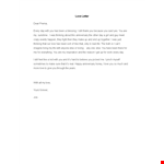 Find Your Perfect Love Letter Template - Create Yours Today! example document template