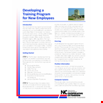 Employee Training Schedule Template - Streamline Training for Employees example document template