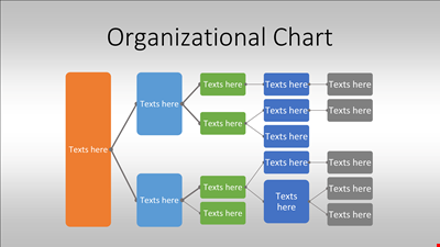 Organizational Chart PPTX Template