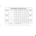 Track Weekly Tasks & Earn Rewards with Our Reward Chart example document template