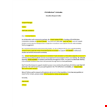 Donation Request Letter Template example document template