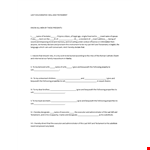 Create Your Will with Our Last Will and Testament Template - Hereby Simplified example document template