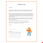 Flat Stanley Template: Make Your Child's Adventures Unforgettable with our Flat Stanley Template! example document template