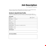 Customize Your Job Description Template for Safety-Sensitive Roles | Company Name example document template