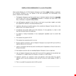 Employee Emergency Loan Policy: Quick & Convenient Solutions for Employee Emergencies example document template