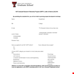 Research Application: Effective Letter of Intent example document template