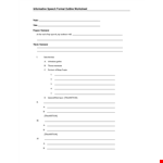Crafting an Effective Informative Speech Outline: Tips and Strategies example document template