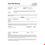 Informal Staff Meeting Minutes Template example document template