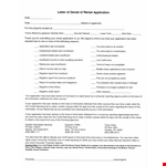 Renters Application Form - Simplify the Rental Application Process example document template