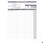 Depreciation Schedule Template - Calculate Inventory Prices & Beginning Depreciation example document template