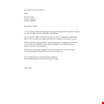 Work Thank You Resignation Letter example document template