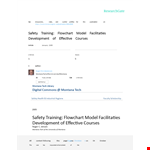 Safety Training Flow Chart Template - Ensure Safety and Health with Montana Commons example document template