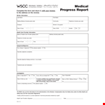 Medical Progress Report - Worker Abilities | Please Specify | Medical Progress Report example document template