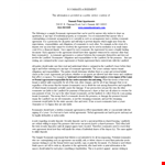 Roommate Rental Agreement Form - PDF | Agree with Your Roommates example document template