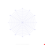 Large Polar Graph Paper for Efficient Polar Graphing example document template