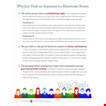 Why Jury Trials Are Important To A Democratic Society example document template