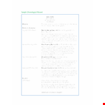 Office Assistant Chronological Resume example document template