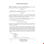 Recruitment Agency Service Agreement example document template