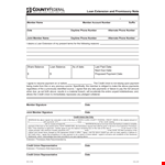 Promissory Note Extension Agreement Form example document template