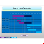 Gantt Chart PowerPoint Template example document template