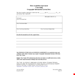 Data Acquisition Agreement Template for Customer in County example document template 