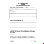 Data Acquisition Agreement Template for Customer in County example document template