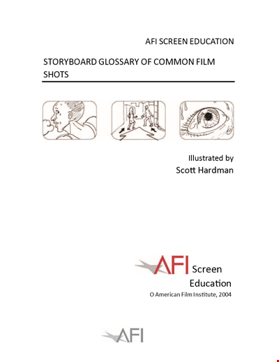 Short Film Storyboard Template