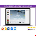 Christmas New Year Social Media Post example document template