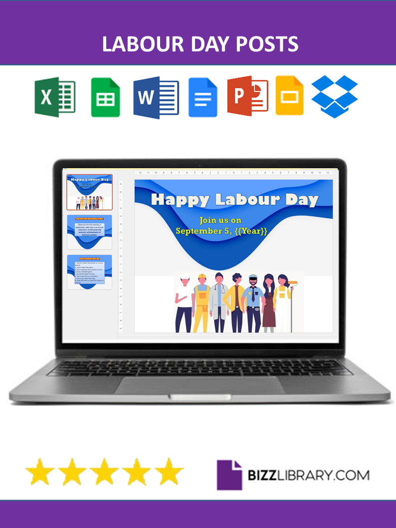international workers day social post template
