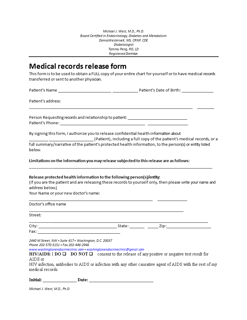 Authorize The Release Of Your Patient Records With Our Medical Release authorize-the-release-of-your-patient-records-with-our-medical-release