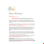 Severe Weather Preparedness | Use Our Press Release Template for a Forceful Message example document template