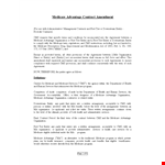 Amend Your Contract with Ease - Get Help from Experts | Organization example document template