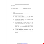 Employment and Holiday Company Terms and Conditions Template example document template