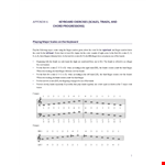 Piano Notes Scale Chart - Learn Minor and Major Finger Scales example document template