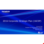 Corporate Development Strategic Plan example document template