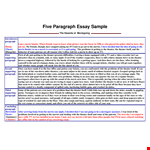 Sample Paragraph Informative Essay - Writing Paragraphs with Specific Topic Sentences example document template 