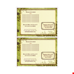 Free Postcard Template | Customizable Designs for Every Occasion example document template
