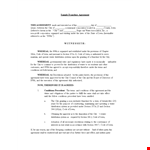 Water Franchise Agreement - What You Need to Know example document template