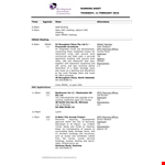 Development Assessment Commission Agenda example document template