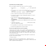 Terms and Conditions Template | Ensure Fair Competition and Choose a Winner example document template