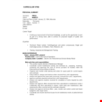 Equipment Maintenance Manager | Compliance, Technical Position example document template