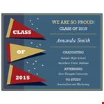 Personalized Graduation Invitation Templates for Amanda Smith's Special Day - Get Yours Now! example document template